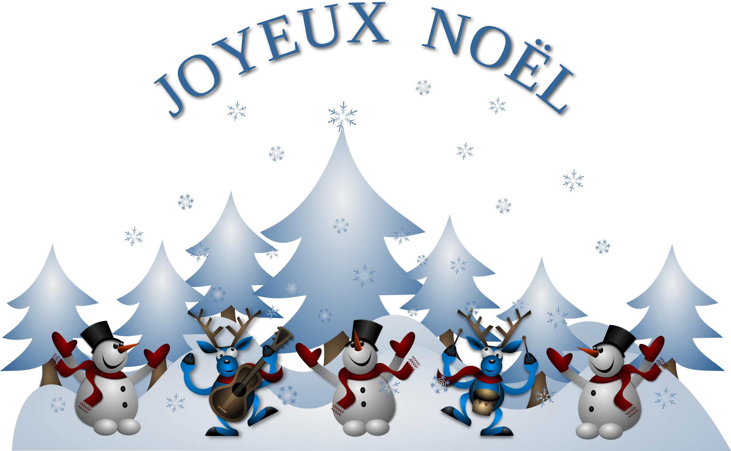 This Free Icons Png Design Of Joyeux Noel Card Front - Merry Christmas Card Clipart Transparent Png (2400x1482), Png Download
