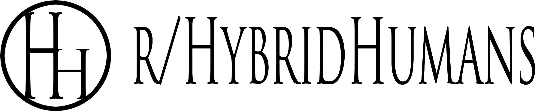 Here Is The Little Hybrid Humans Png I Used In This - Black-and-white Clipart (1940x500), Png Download