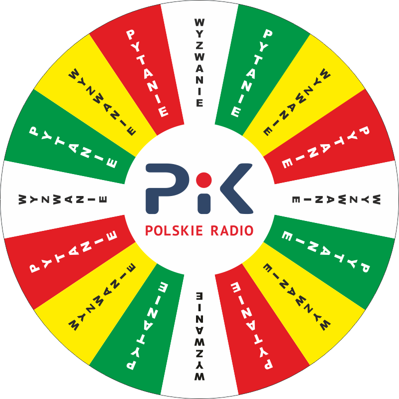 Wheel Of Fortune Template - Radio Pik Clipart (800x800), Png Download