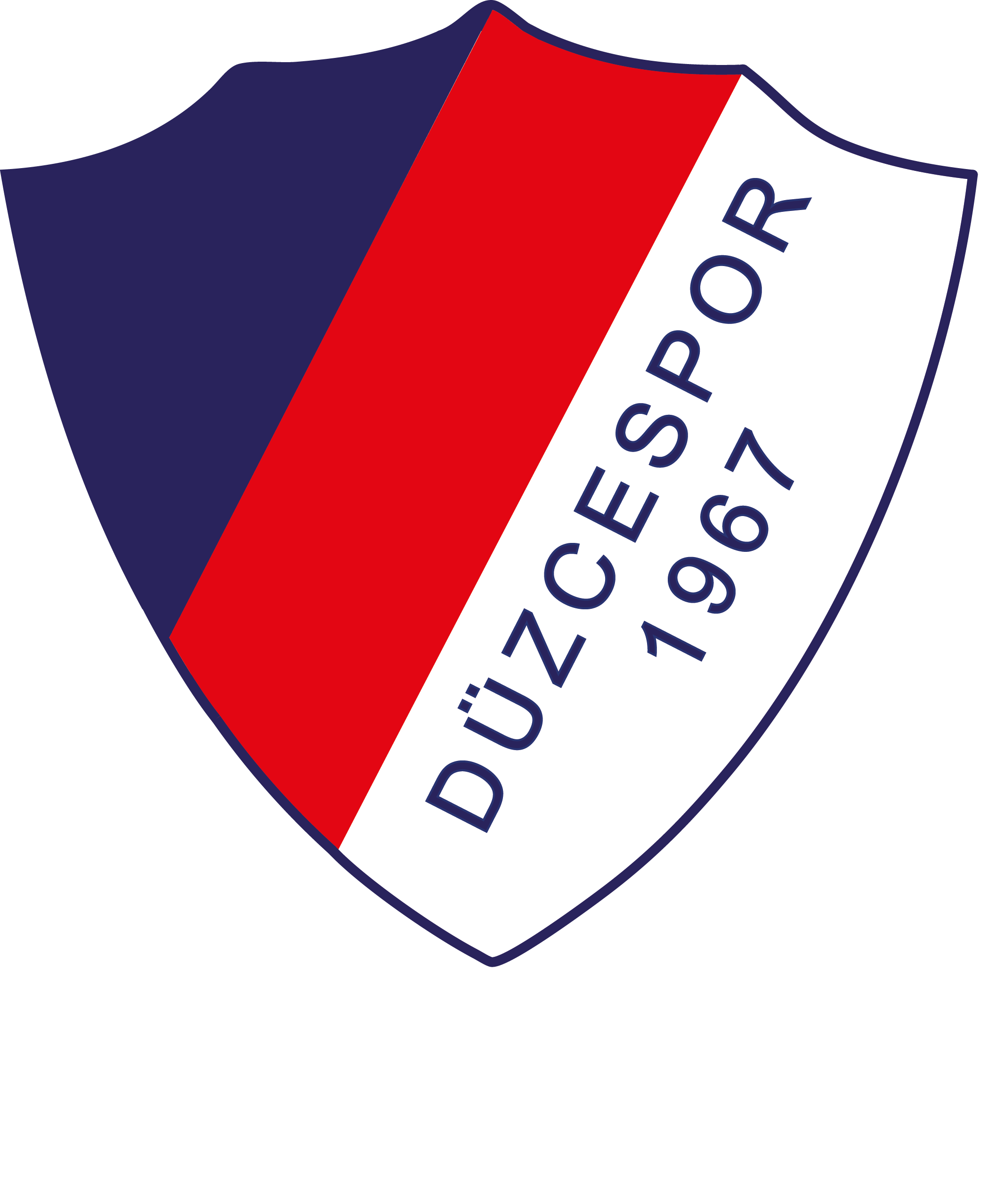 Duzcespor Logo Duzcespor Arma Kirmizi Lacivert - Düzcespor Logo Clipart (2098x2557), Png Download
