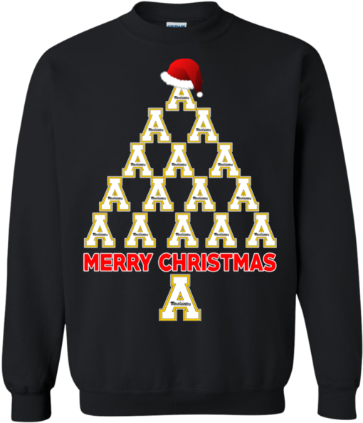 Appalachian State Mountaineers Ugly Christmas Sweaters - Chicago Cubs Christmas Shirt Clipart (600x600), Png Download