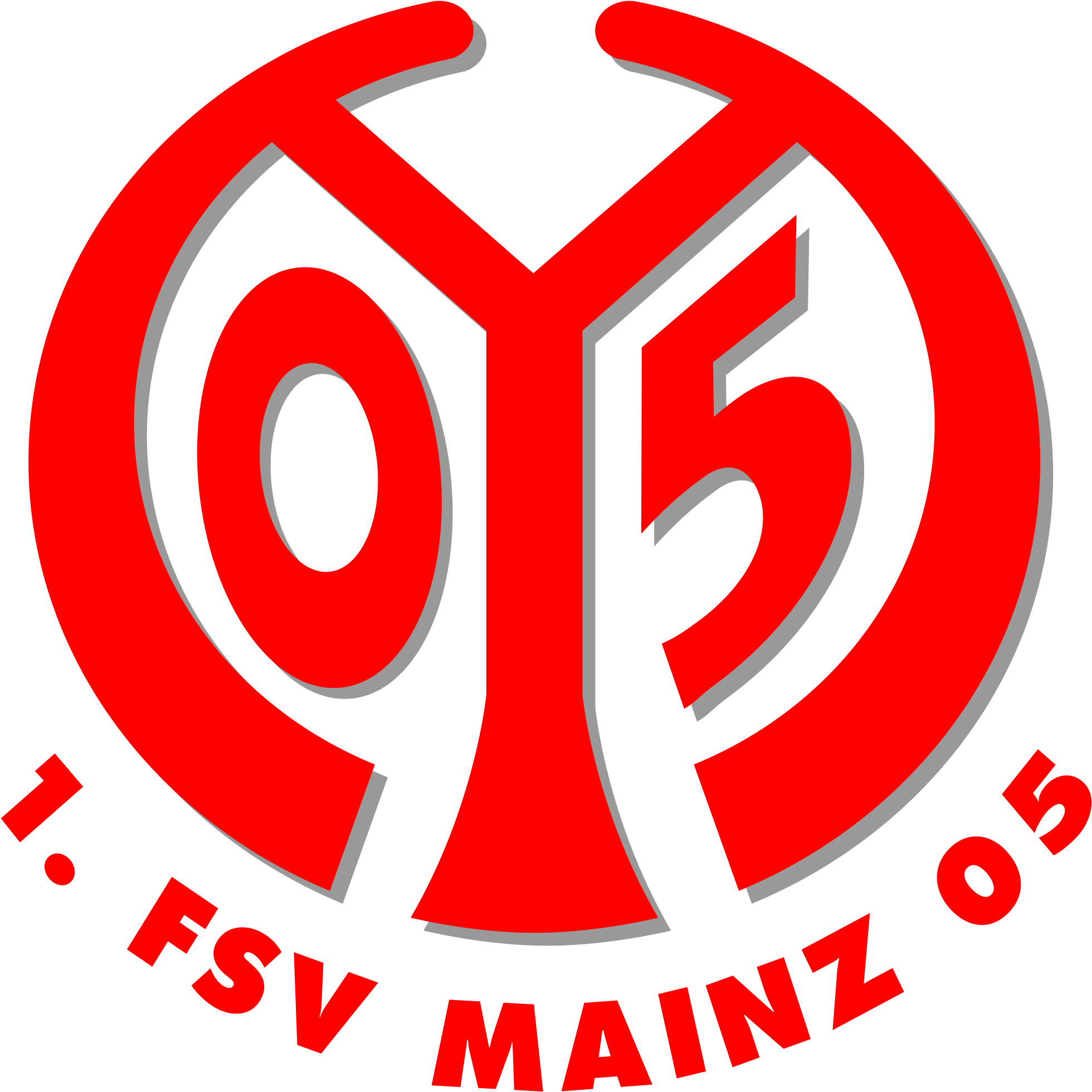 Fsv Mainz 05 Logo Clipart (2000x2000), Png Download