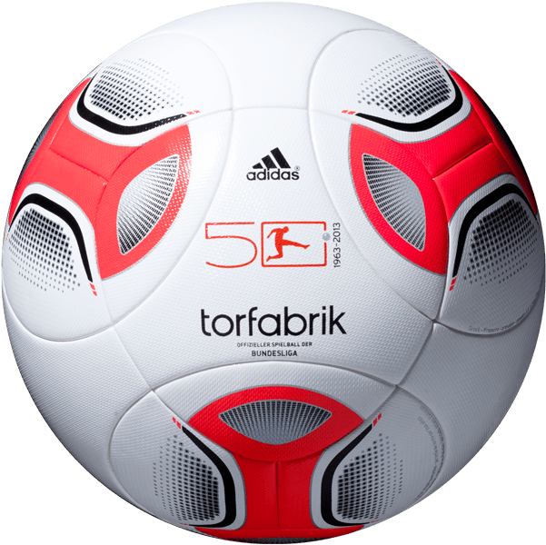 The 50th Edition Of The Bundesliga Is The Result Of - Bundesliga 2012 13 Ball Clipart (601x600), Png Download