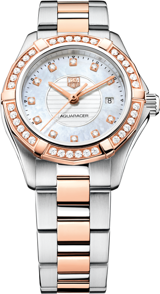 Tga Heuer Ladies Aquaracer - Tag Heuer Lady Watch In India Clipart (960x623), Png Download