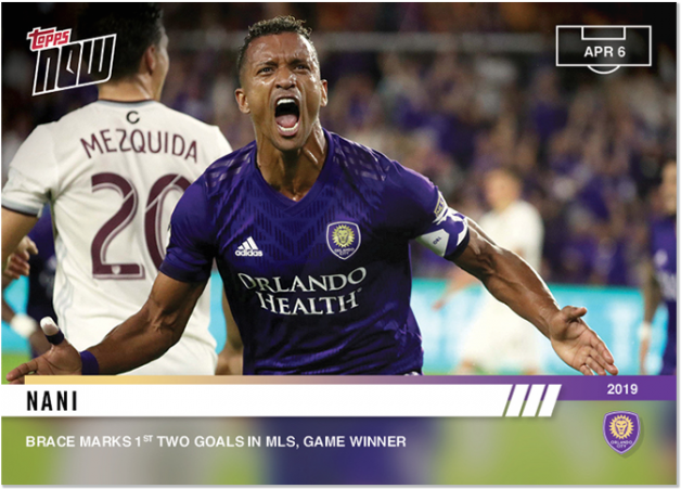2019 Topps Now Mls 25 Nani Orlando City Sc [4 - Orlando City Sc Clipart (700x700), Png Download