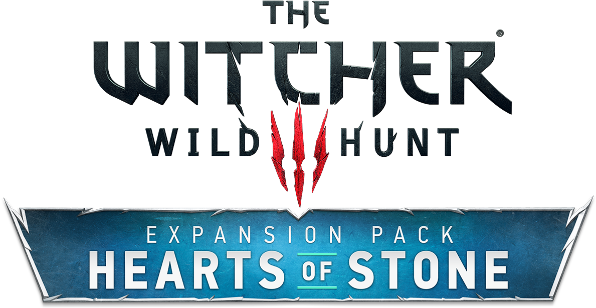 Hearts Of Stone Witcher 3 Wild Hunt, The Witcher 3, - Witcher 3 Hearts Of Stone Logo Clipart (1218x630), Png Download