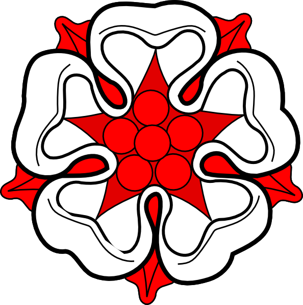 Original Png Clip Art File Red White Flower Svg Images - Cartoon White Rose Transparent Png (594x597), Png Download