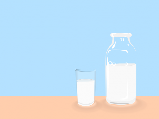 Glass Of Milk Clipart - Plastic Bottle - Png Download (640x480), Png Download