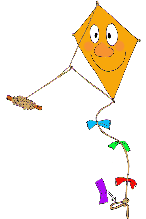Kite Clipart Autumn - Png Download (562x876), Png Download