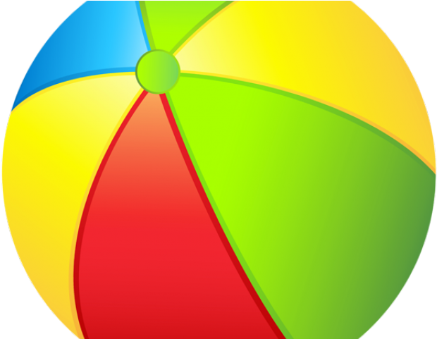 Party Clipart Beach Ball - Circle - Png Download (640x480), Png Download