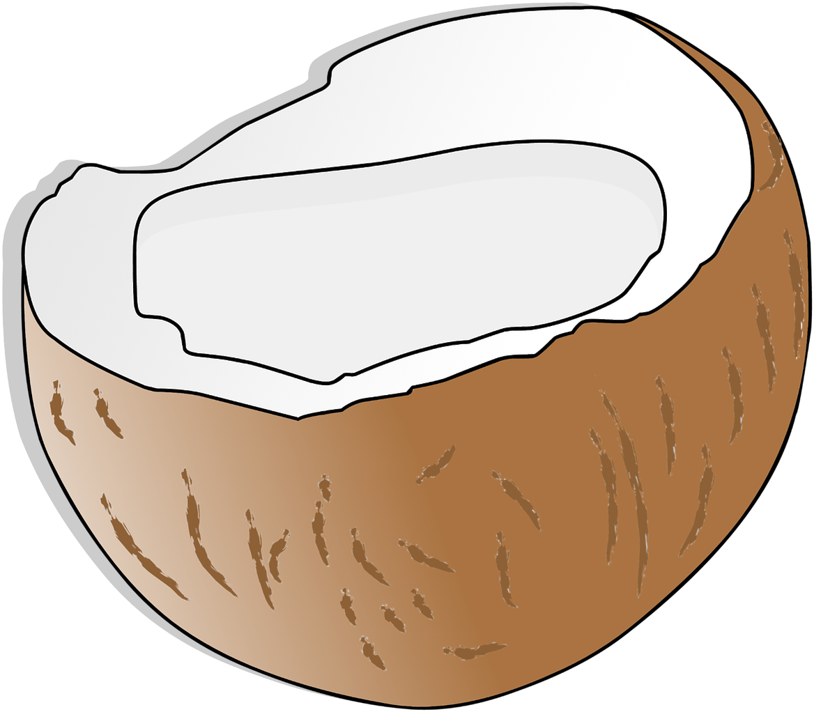 Coconut,coconut Oil,coconut - น้ำมัน มะพร้าว การ์ตูน Png Clipart (1280x1280), Png Download