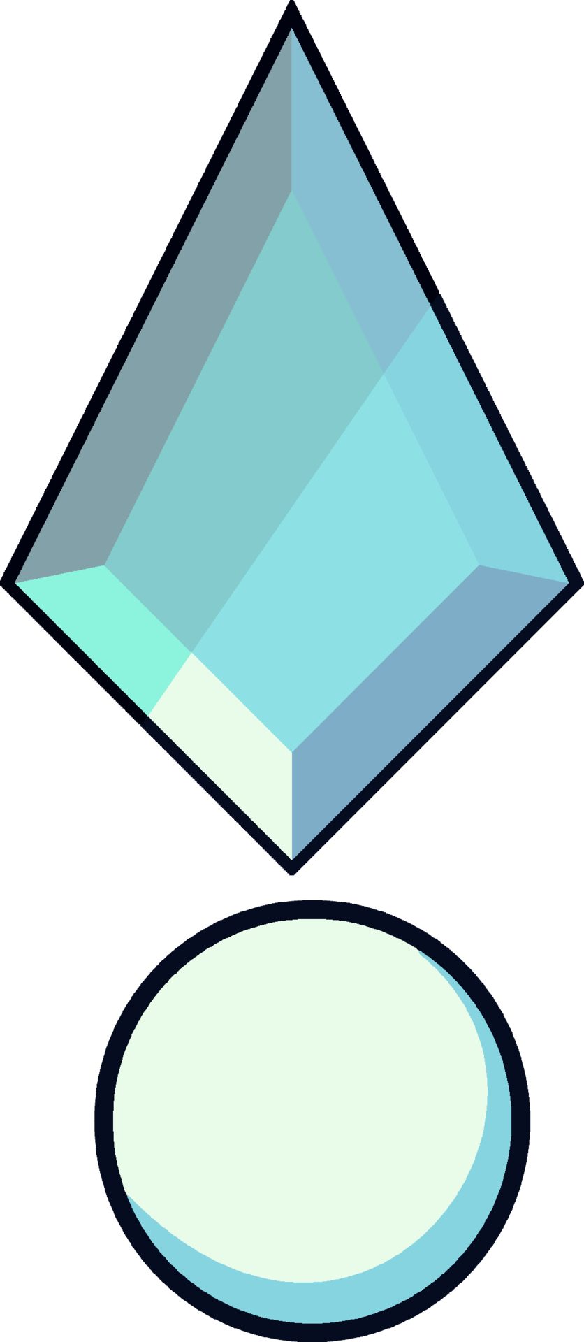 Blue Aura Quartz Clipart (836x1920), Png Download