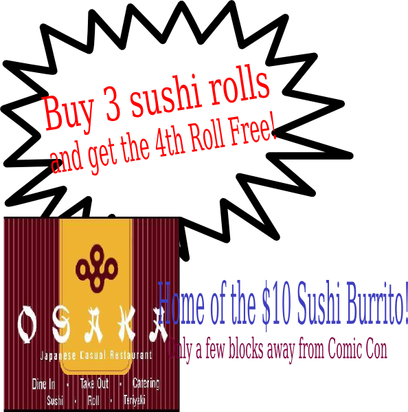 Osaka Sushi Advertising Clip Art - Clip Art Price Tag - Png Download (594x599), Png Download