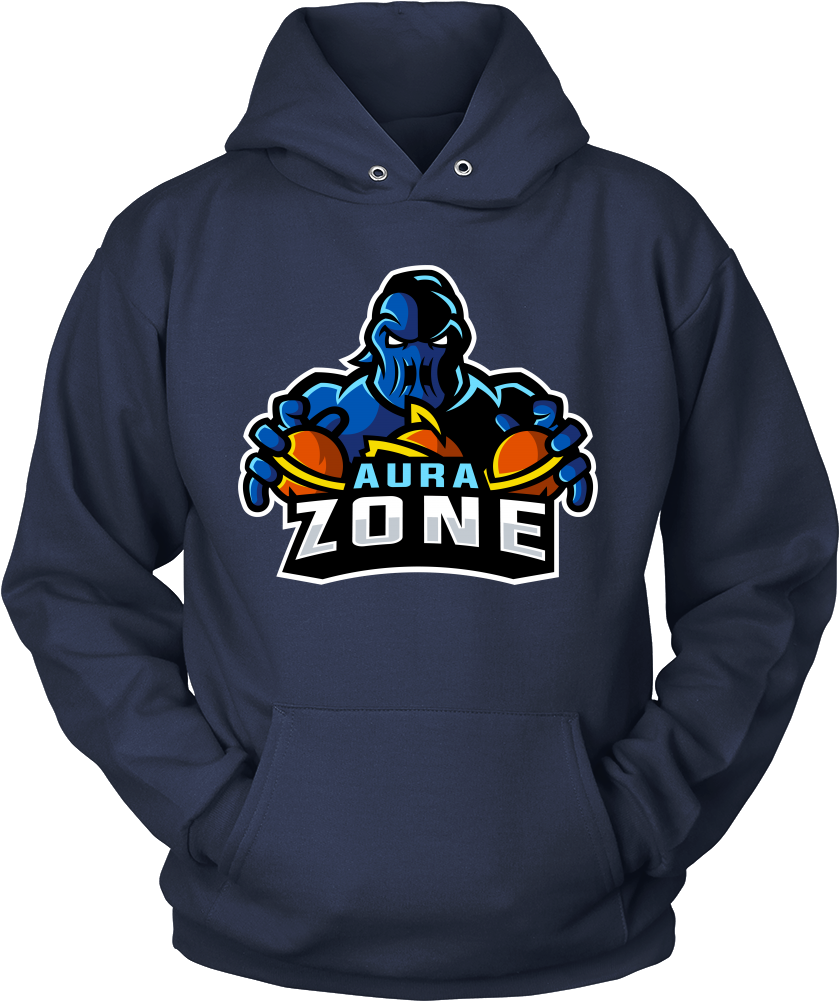 Aura Zone Logo Hoodie - T-shirt Clipart (1000x1000), Png Download