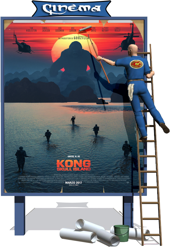 Skull Island - Advertising Clipart (552x828), Png Download