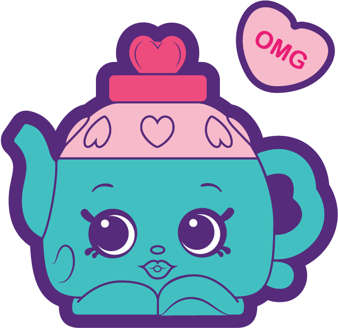 Shopkins Season 9 Heart N Seekers Tribe Team Lovely - Shopkins 9 007 Clipart (834x834), Png Download