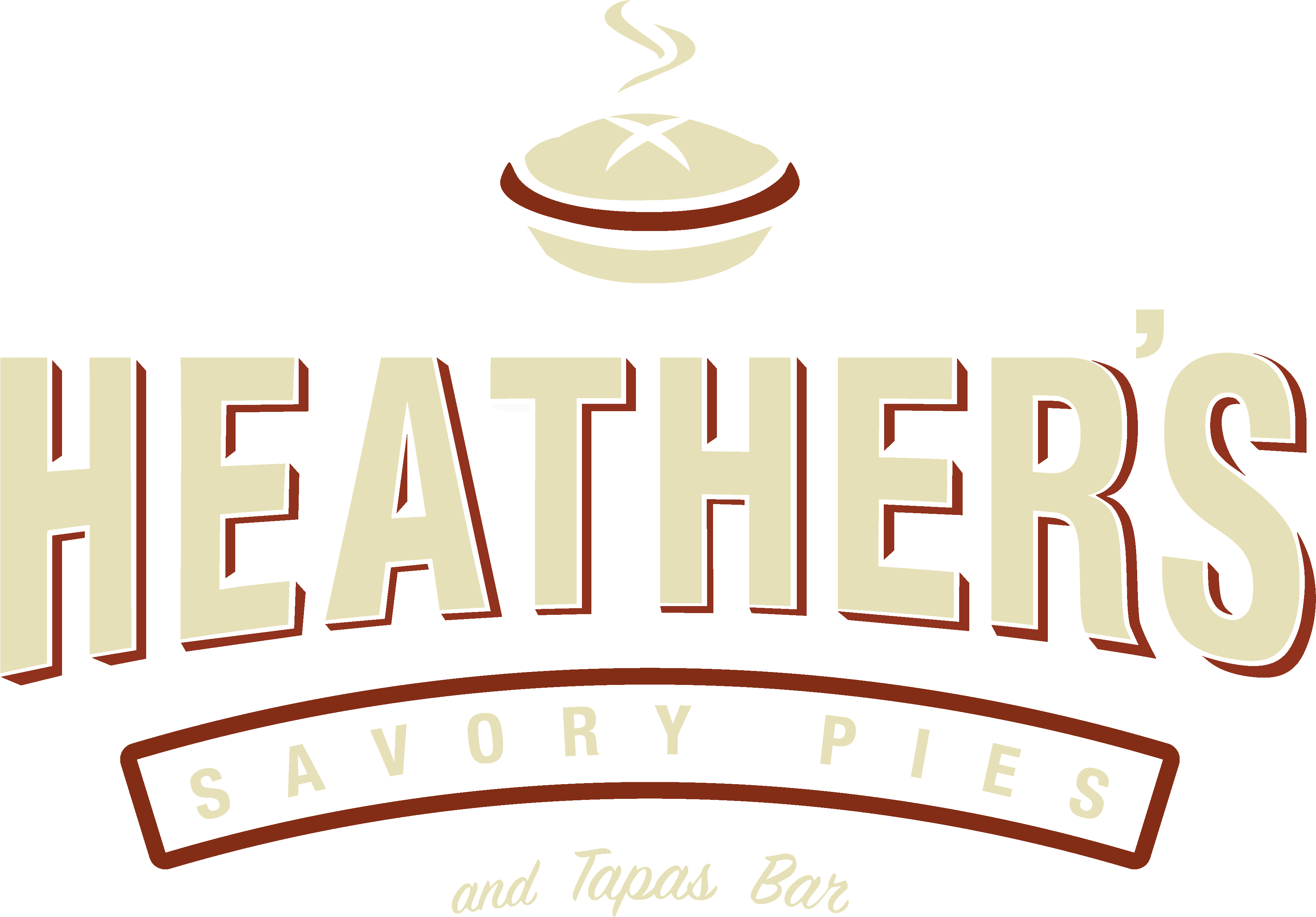 Heatherslogo 6 Cream Rust Clipart (3769x2615), Png Download