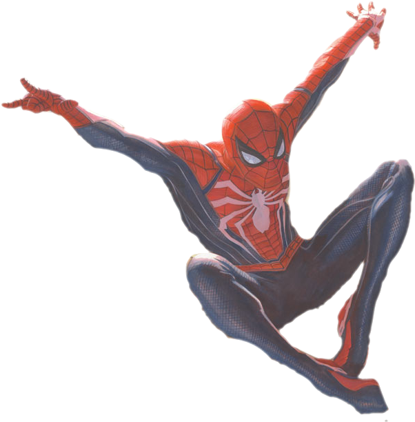Spiderman Ps4 Png - Spider Man Game Informer Clipart (608x682), Png Download