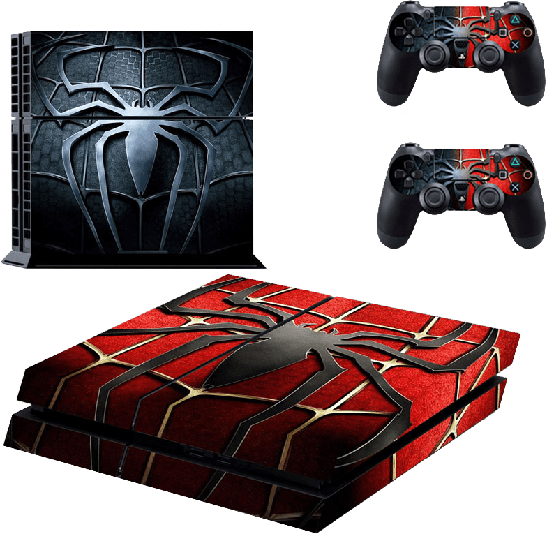Ps4 Skin Spiderman Ps4 - Playstation 4 De Spiderman Clipart (784x765), Png Download
