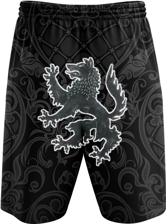 House Stark Direwolf Game Of Thrones Beach Shorts Fullprinted - Board Short Clipart (1024x1024), Png Download