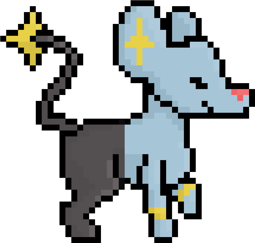 Shinx , Png Download - Cartoon Clipart (1033x985), Png Download