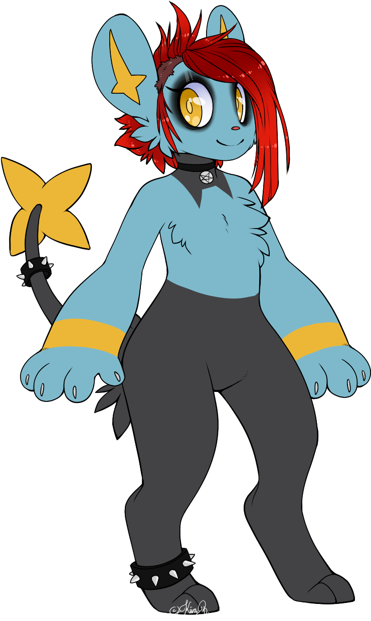 Punk Shinx - Cartoon Clipart (1200x1400), Png Download