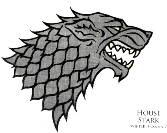 Filter[filter] House Stark - Game Of Thrones Logo Png Transparent Clipart (795x1308), Png Download