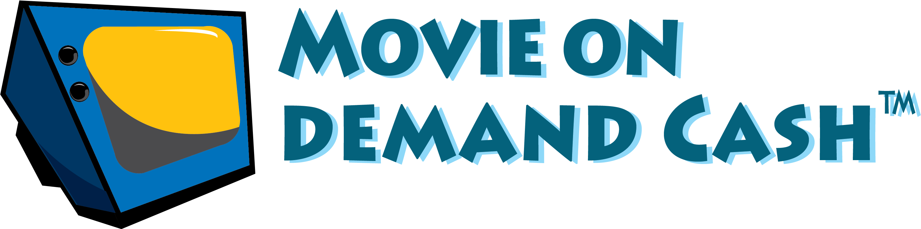 Movie On Demand Cash Logo Live - Graphic Design Clipart (3088x777), Png Download
