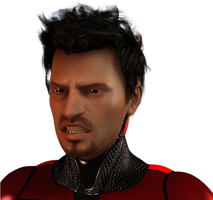 Angeryjoe Zps46b91f88 - Cleft Lip Tattoo Clipart (717x800), Png Download