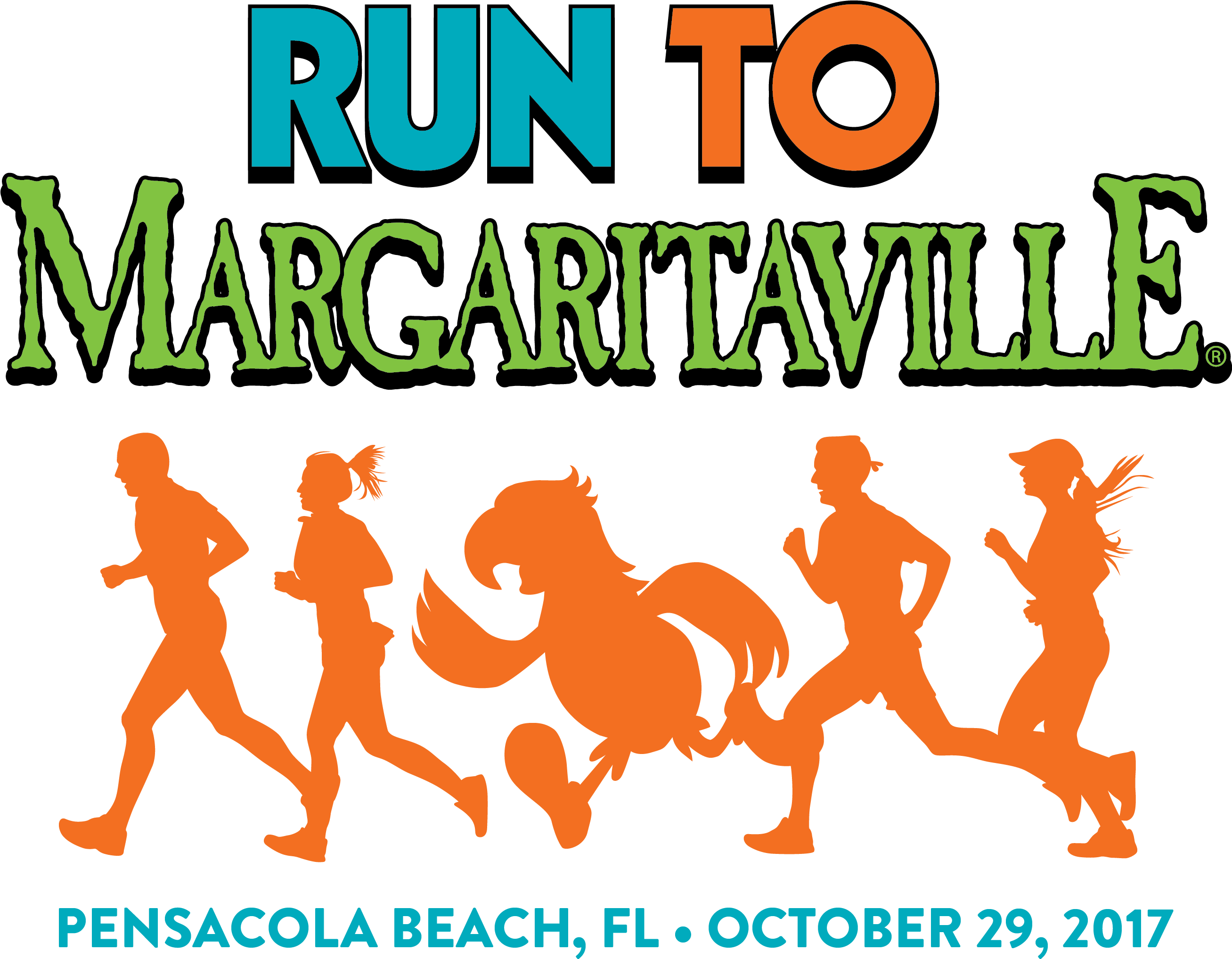 Run To Margaritaville Clipart (2614x2055), Png Download