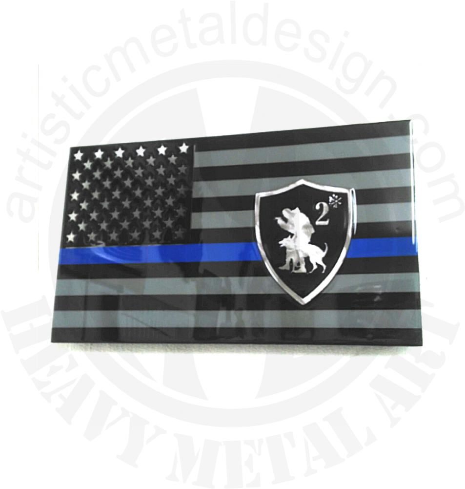 Thin Blue Flag K9 2-1000x1000 - Flag Clipart (1000x1000), Png Download