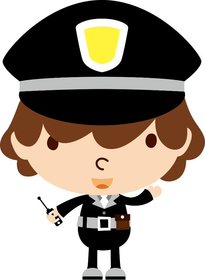 Bombeiros E Polícia - Desenho Policial Militar Minus Clipart (658x900), Png Download