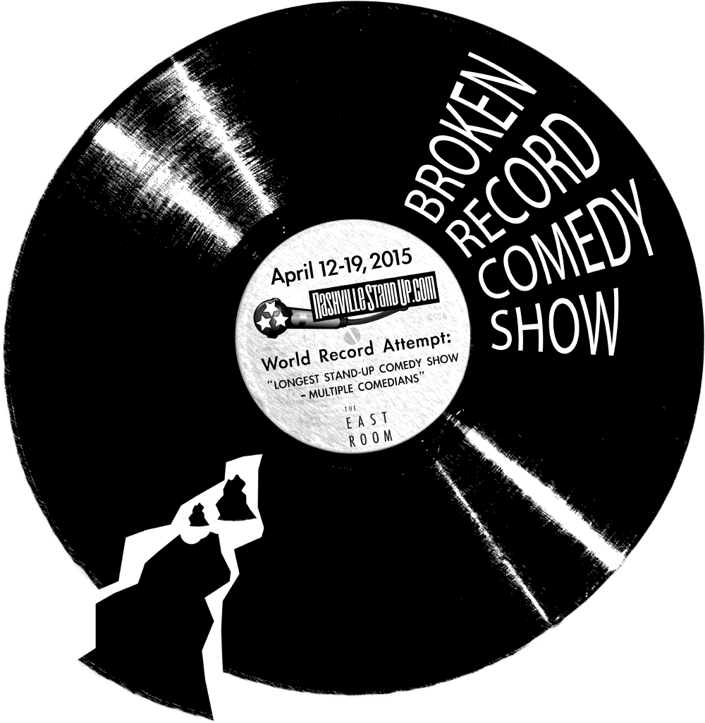 Broken Record Png - Comedian Clipart (1000x1025), Png Download