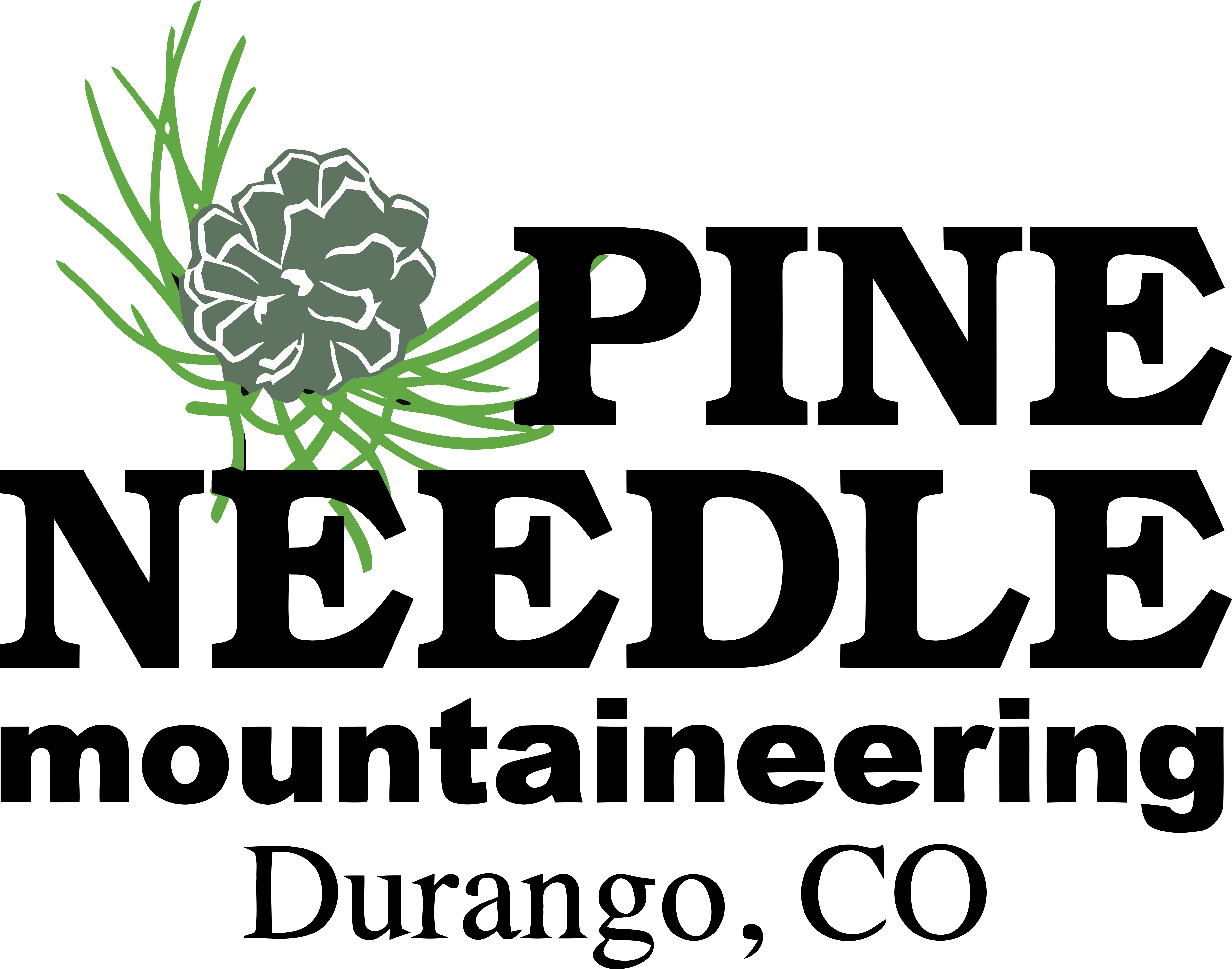 Pine Needle - Pine Needle Mountaineering Clipart (5000x3932), Png Download