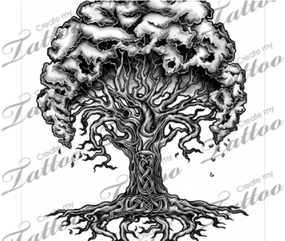 Celtic Clipart Yggdrasil - Yggdrasil - Png Download (640x480), Png Download