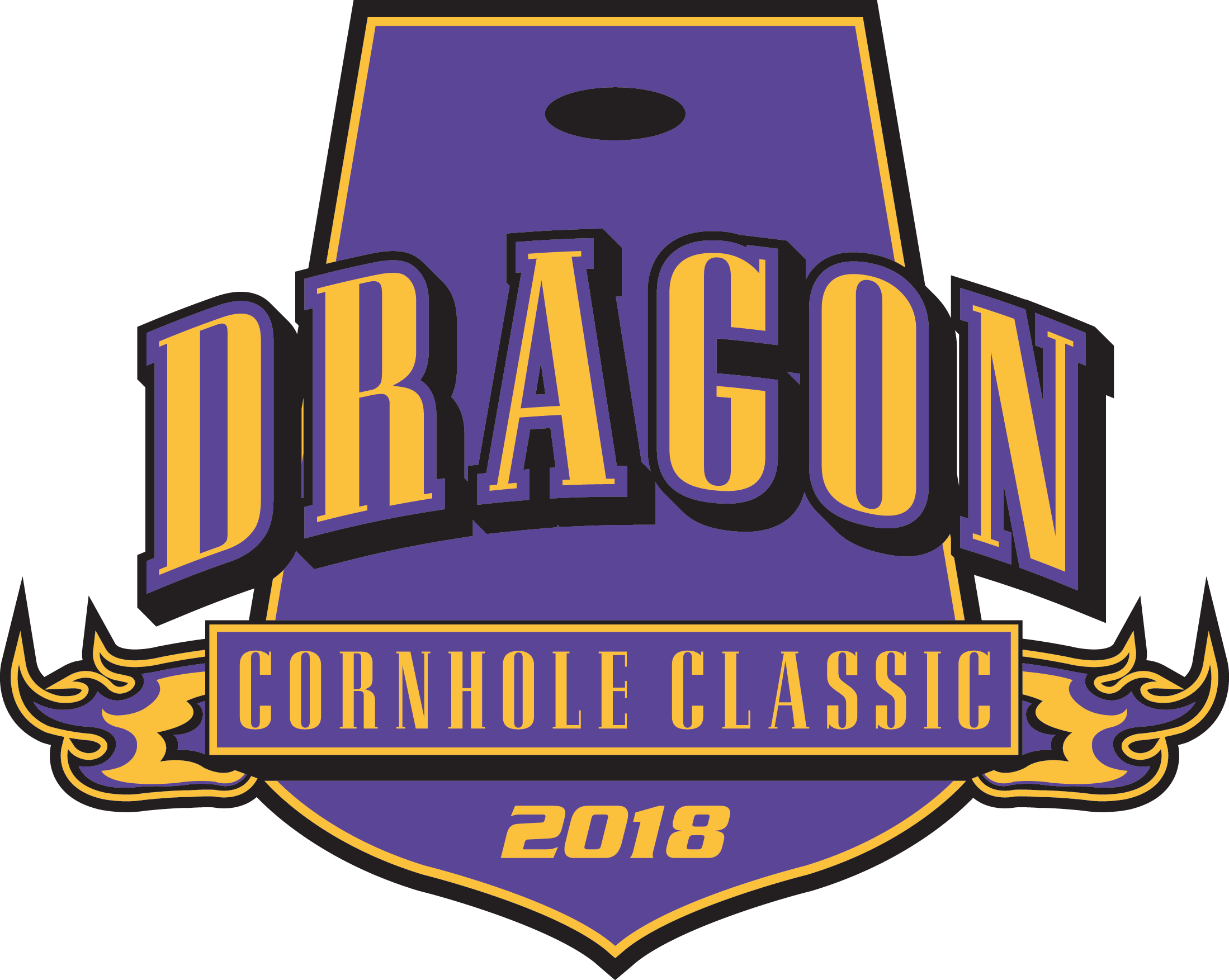 2nd Annual Dragon Cornhole Classic - Emblem Clipart (2198x1753), Png Download