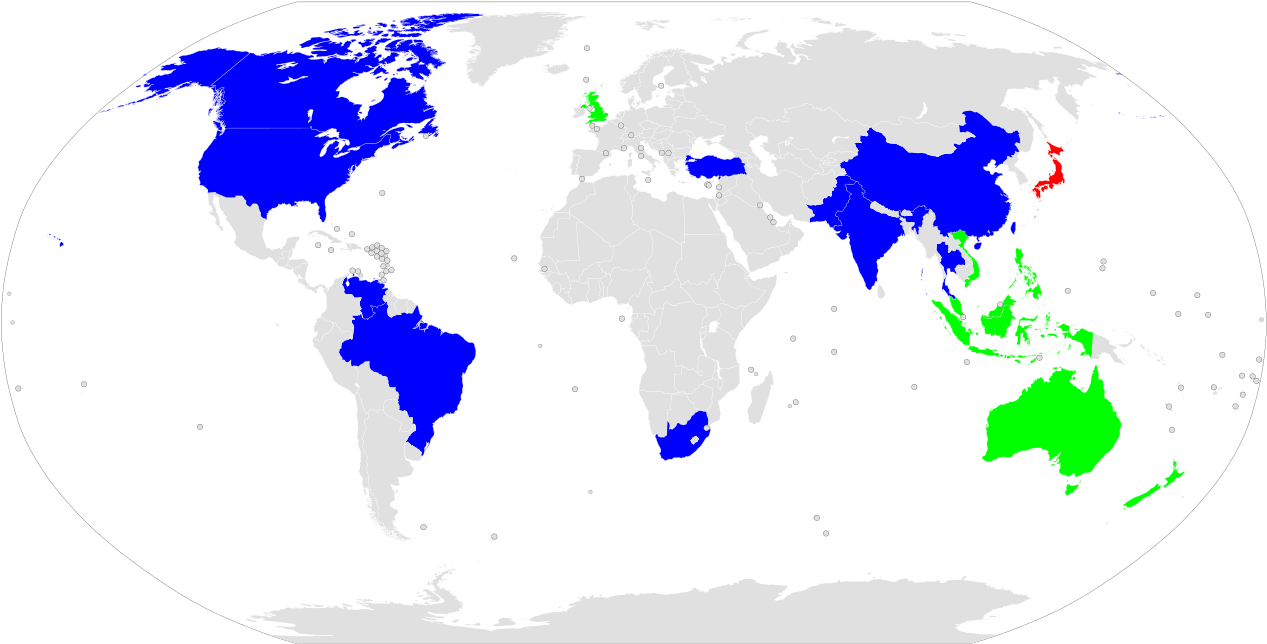 Toyota Corolla Production Map - Starbucks Over The World Clipart (1280x657), Png Download