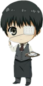 #kaneki #kaneki Ken #tokyoghoul #tokyo Ghoul #anteiku - Tokyo Ghoul Chibi Png Clipart (180x355), Png Download