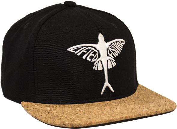 "black Widow" Cork Snapback Lifted Fishing - Baseball Cap Clipart (1024x683), Png Download
