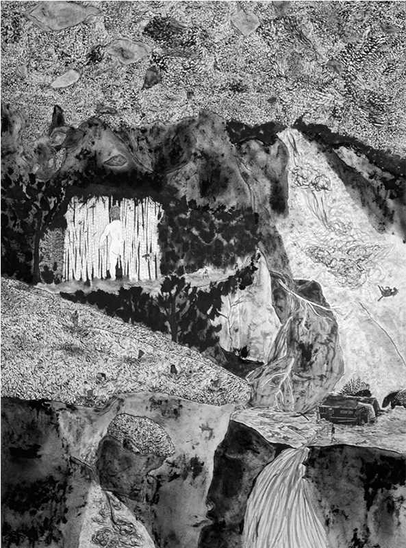 » Untitled, From The Series Moreover” - Outcrop Clipart (1000x800), Png Download