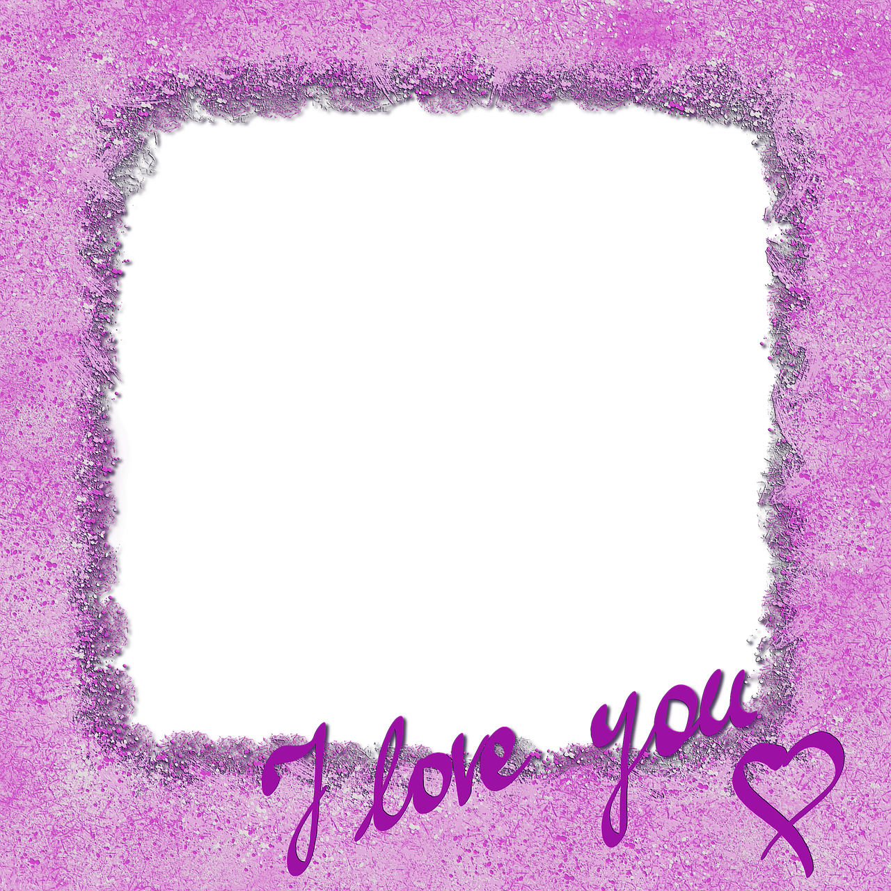 Love Photo Album Picture Frame Png Image - Bingkai Cinta Clipart (1280x1280), Png Download