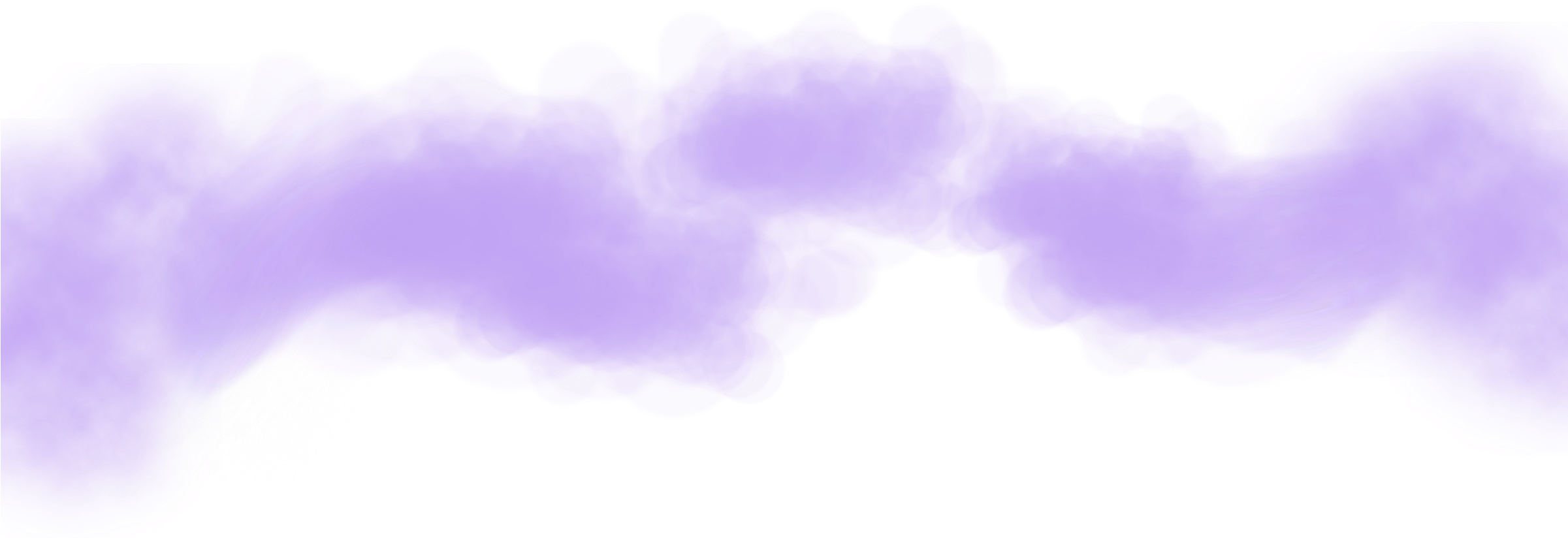 2 Clouds 1 Clipart (2400x1210), Png Download