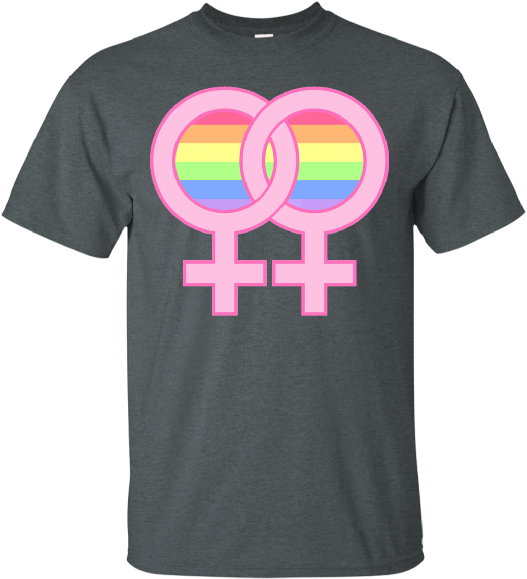Lesbian Pride Symbol T-shirt - Hells Angels Sweatshirt Clipart (1155x1155), Png Download