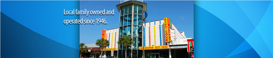 Gay Dolphin Gift Cove - Commercial Building Clipart (1100x400), Png Download