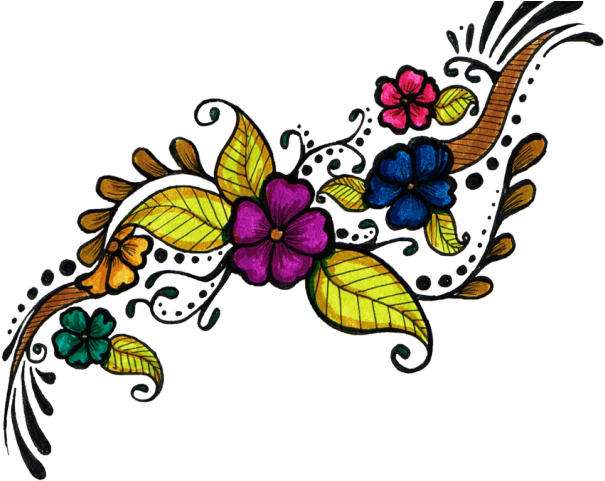 Babys Breath Clipart Tattoo - All Flower Tattoo Design For Girls - Png Download (640x480), Png Download