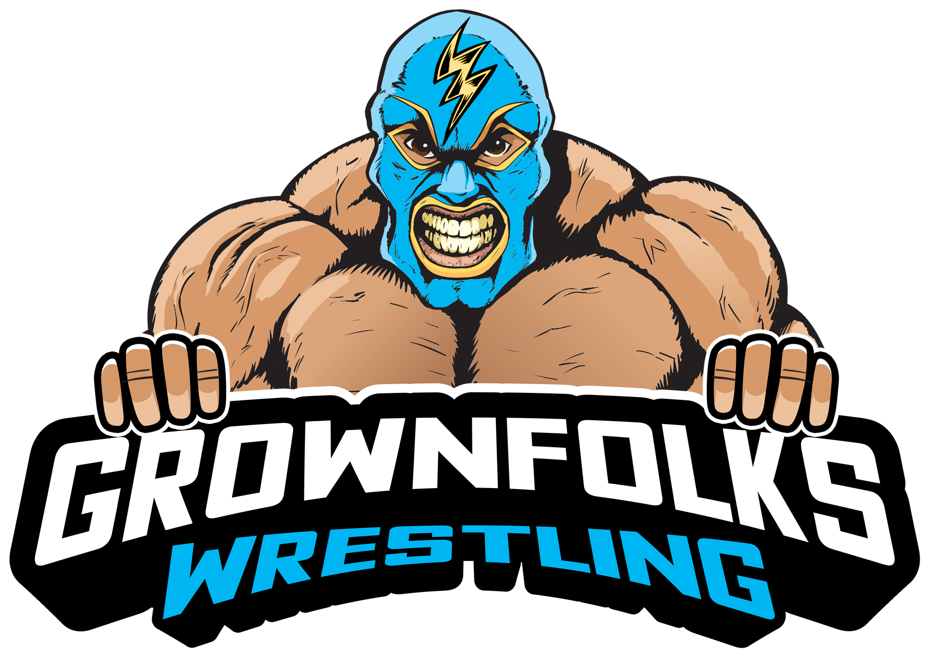 Grownfolks Wrestling Caw League Show Thread - Kick American Football Clipart (2000x2000), Png Download
