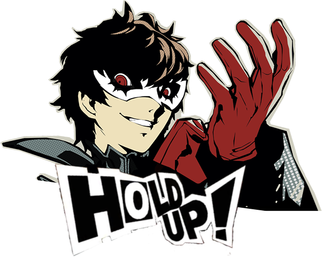 When He Whiffs Wr2 In Your Face - Persona 5 Wallpaper Joker Clipart (634x506), Png Download