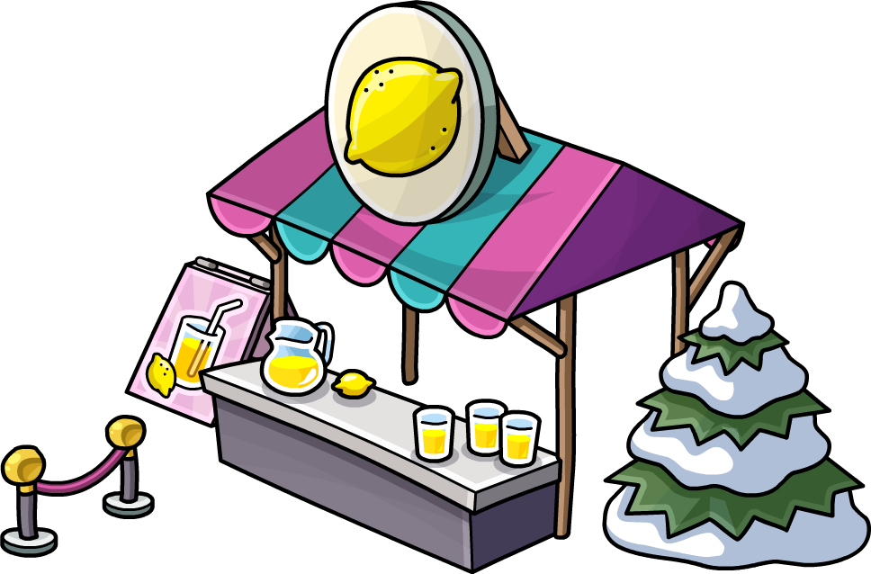 Lemonade Stand Png - Lemonade Stand Clipart Png Transparent (968x638), Png Download