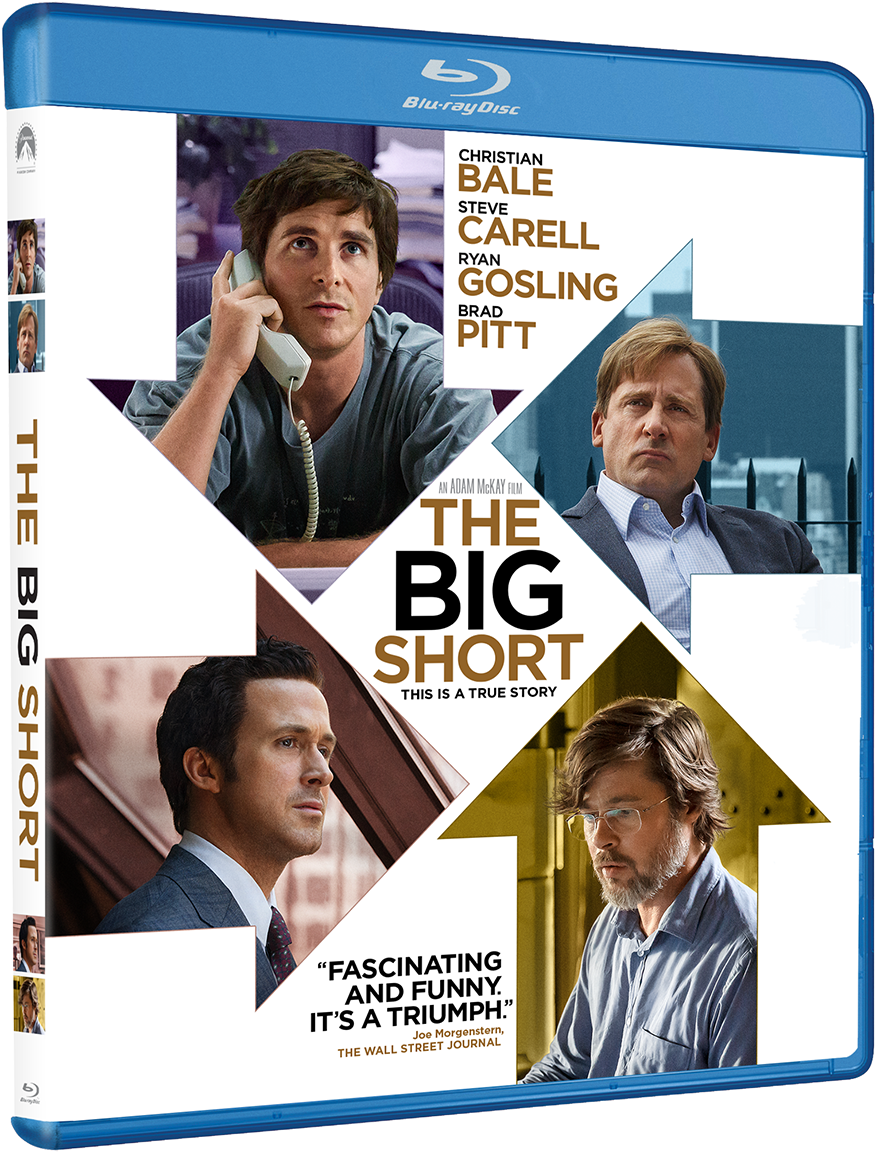The Unbelievable True Story Of The Big Short Comes - Big Short Dvd Cover Clipart (1000x1232), Png Download