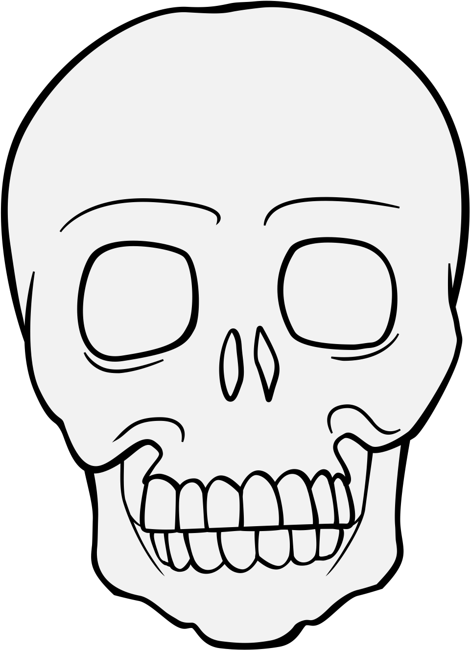 Details, Png - Skull Clipart (993x1349), Png Download